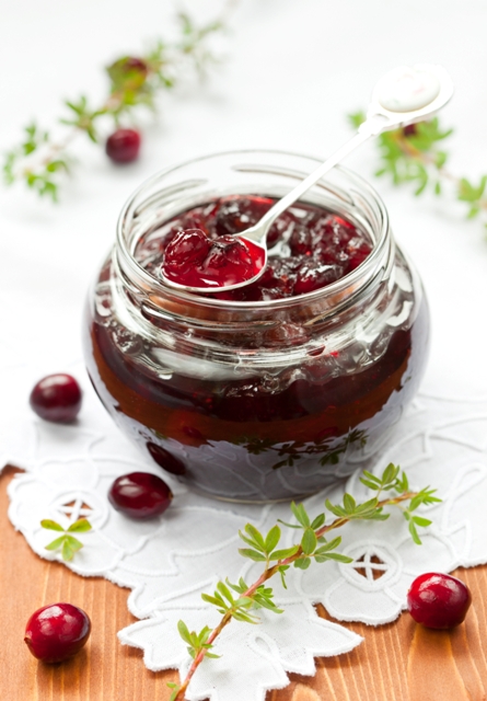  Jar of cranberry jam and some fresh berries on the table | photo: © Sarsmis | Dreamstime.com